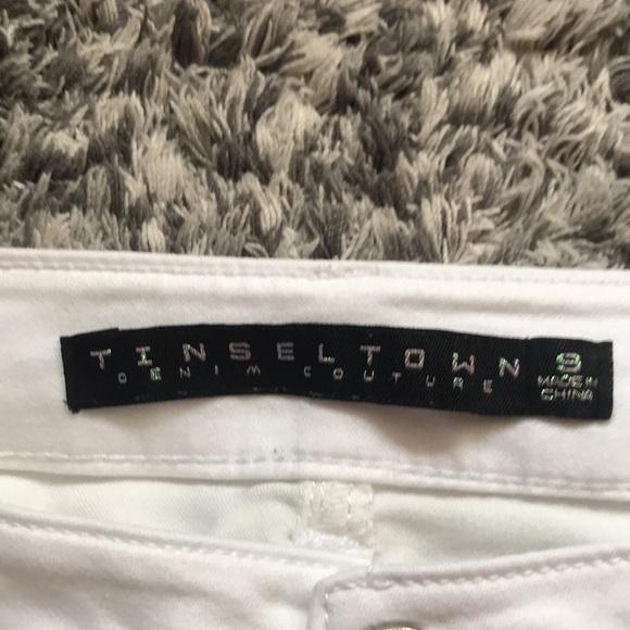 Tinseltown white pants slim & stretchy! - Picture 2 of 3